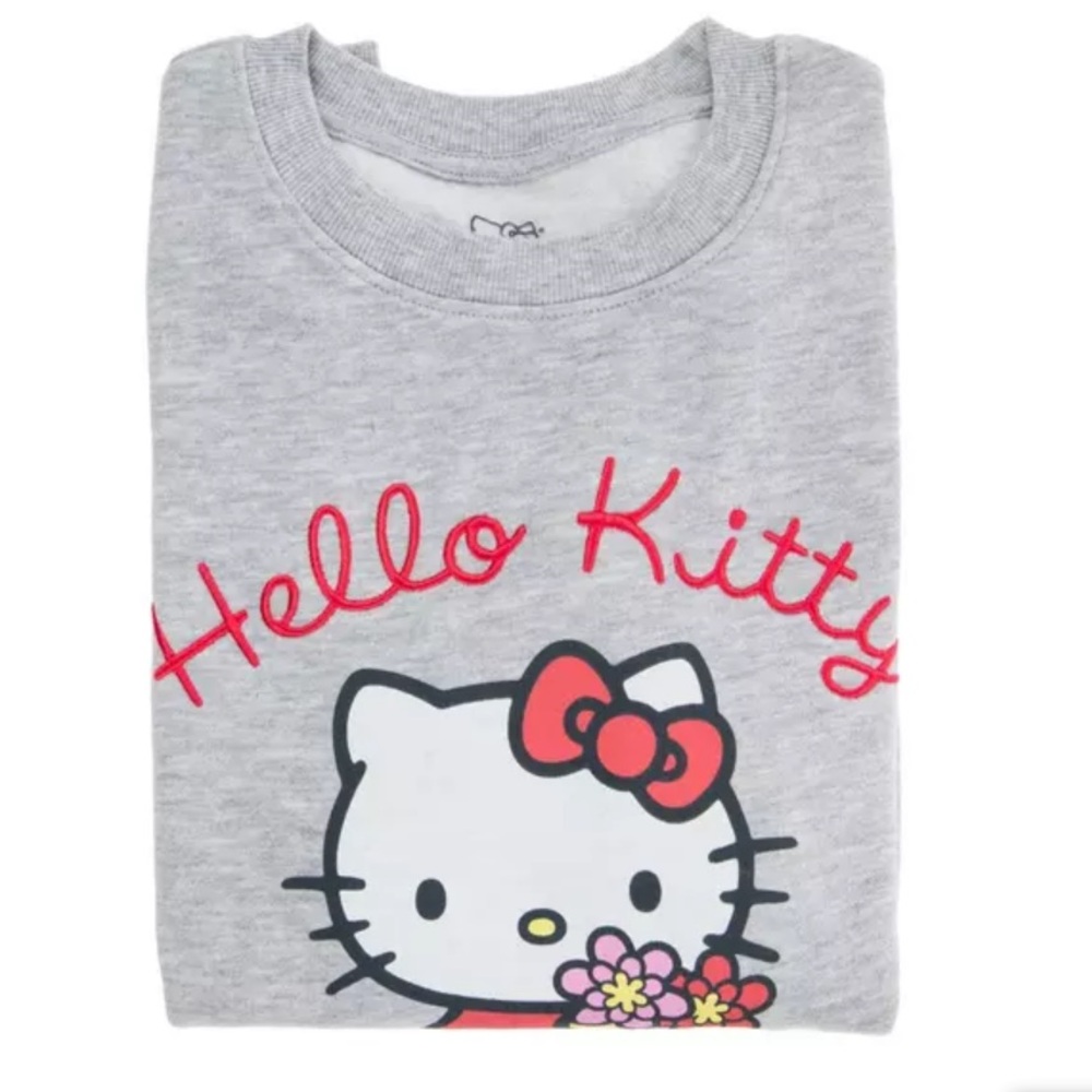 NWOT hello kitty gray sweatshirt - Picture 3 of 9